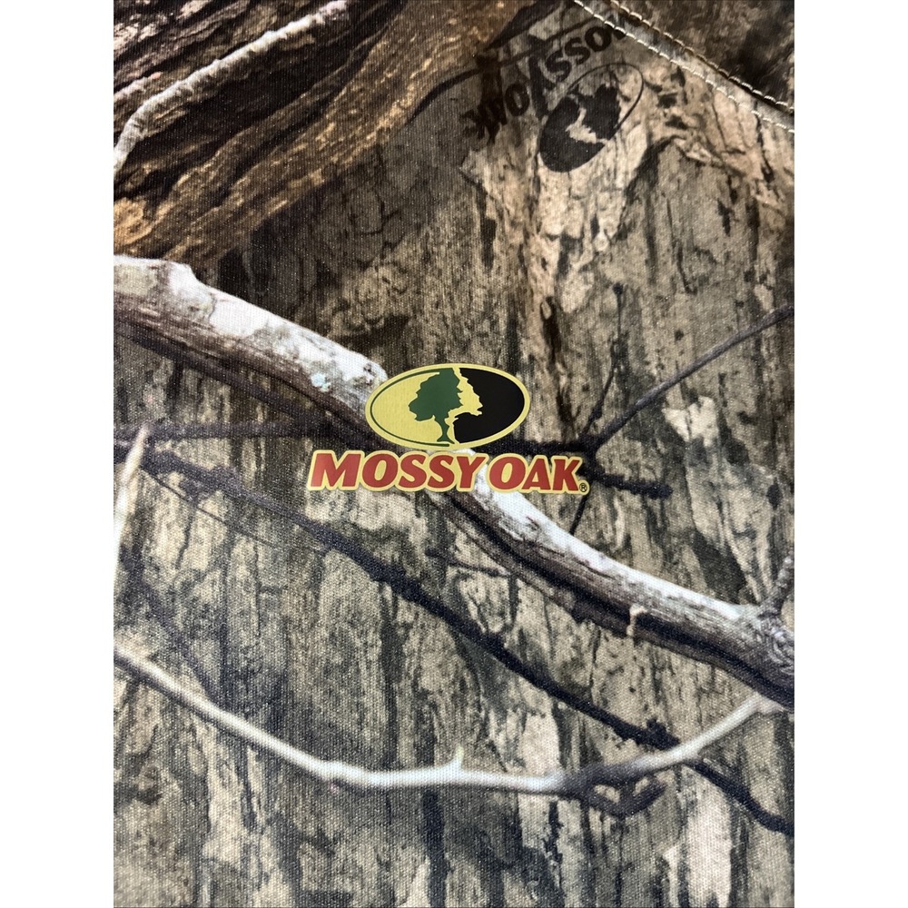 Men's Large 42/44 Mossy Oak Camo Tech Fleece Hoodie w/Face Gaiter NWT - Picture 8 of 16